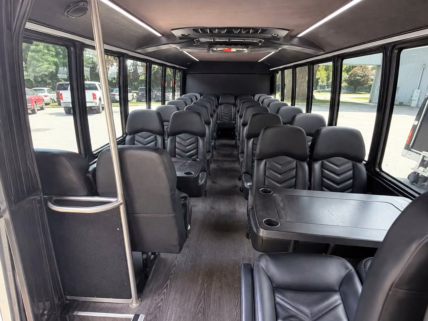 15 passenger minibus interior