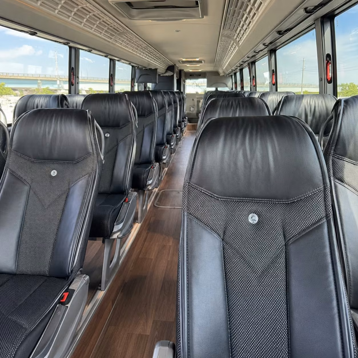 charter buses for springfield wedding guests staying along glenstone avenue