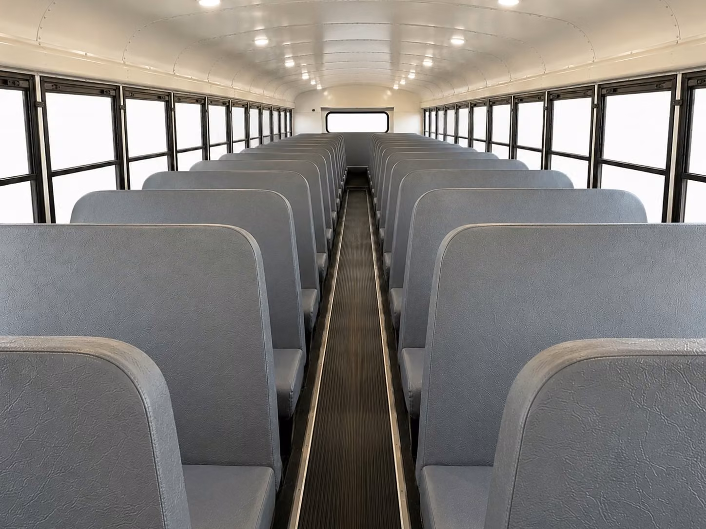 school bus inside