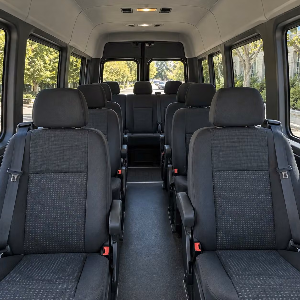 sprinter van with driver interior